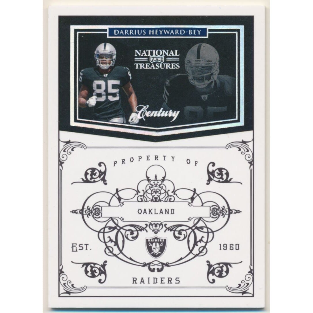2010 Playoff National Treasures Century Silver #107 Darrius Heyward-Bey