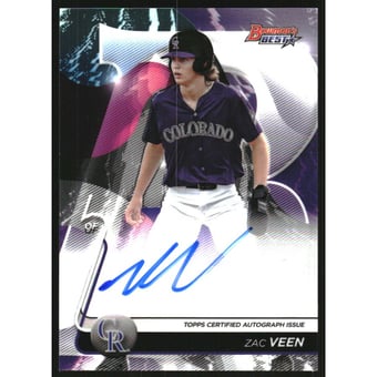 2020 Bowman's Best Best of '20 Autographs #B20ZV Zac Veen