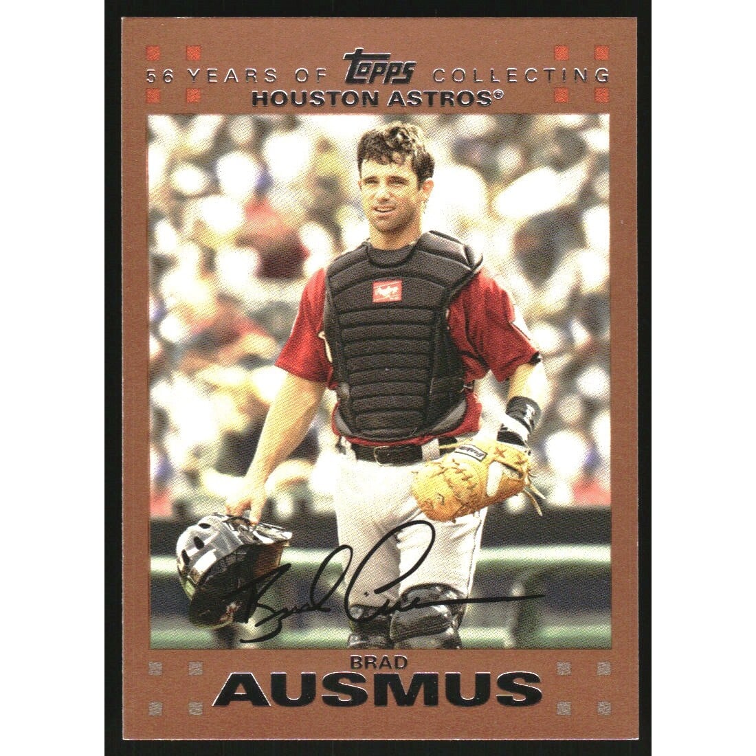 2007 Topps Copper #203 Brad Ausmus. rookie card picture