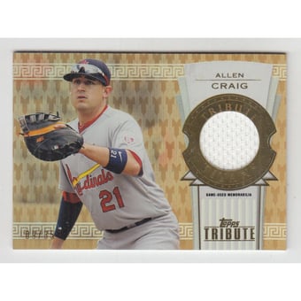2014 Topps Tribute Tribute Titans Relics Gold #TTRAC Allen Craig