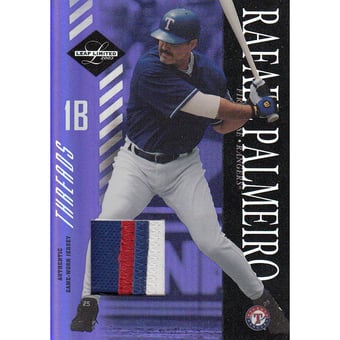 2003 Leaf Limited Threads Prime #55 Rafael Palmeiro Rgr A