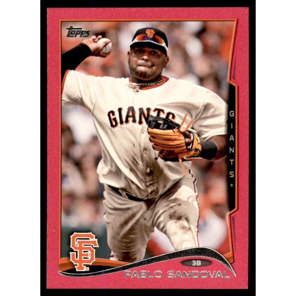 2014 Topps Mini Pink #327 Pablo Sandoval. rookie card picture