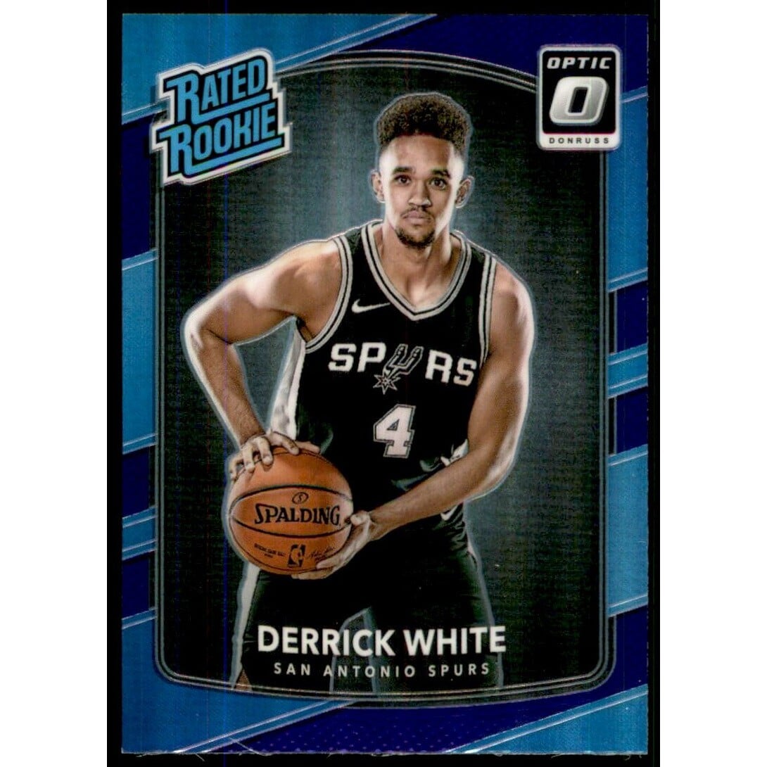 2017-18 Donruss Optic Purple #172 Derrick White RR. rookie card picture