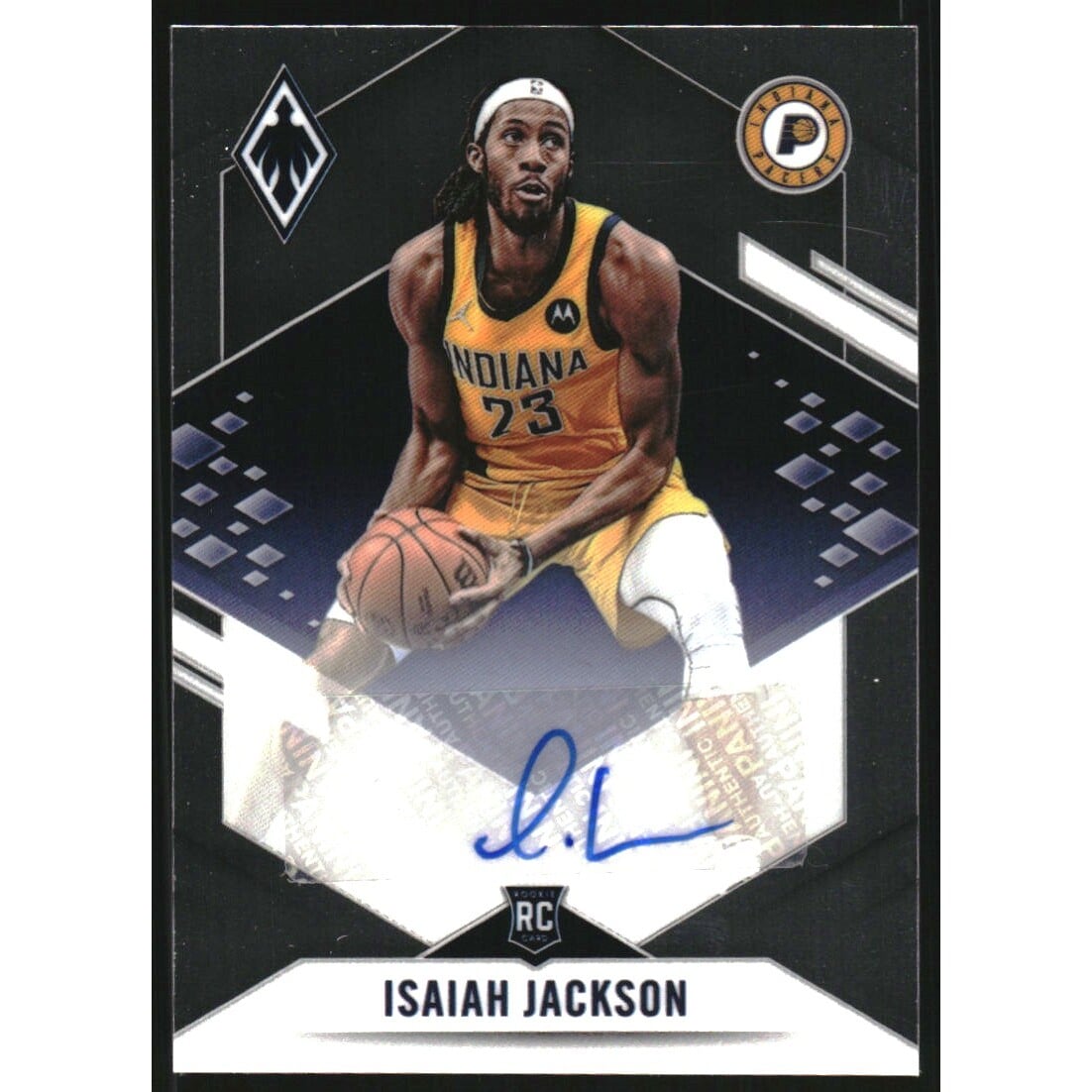 2021-22 Panini Chronicles Phoenix Rookie Autographs #21 Isaiah Jackson/99. rookie card picture