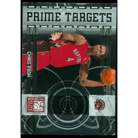 2009-10 Donruss Elite Prime Targets Black #14 Chris Bosh