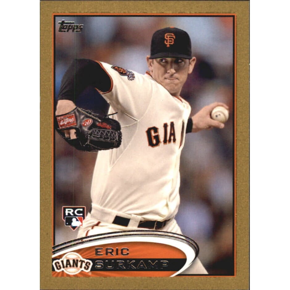 2012 Topps Mini Gold #459 Eric Surkamp. rookie card picture