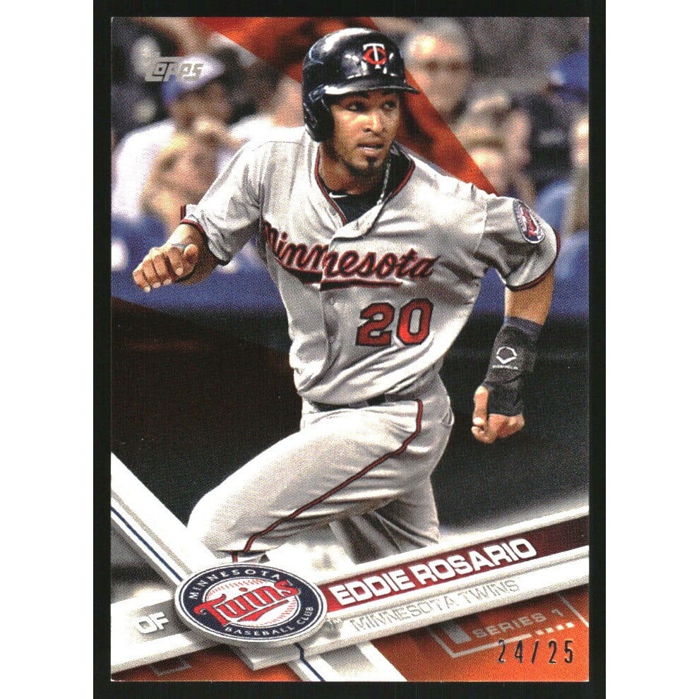 2017 Topps On Demand Mini Orange #201 Eddie Rosario. rookie card picture