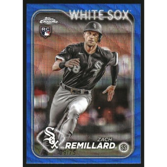 2024 Topps Chrome Blue Wave Refractors #155 Zach Remillard
