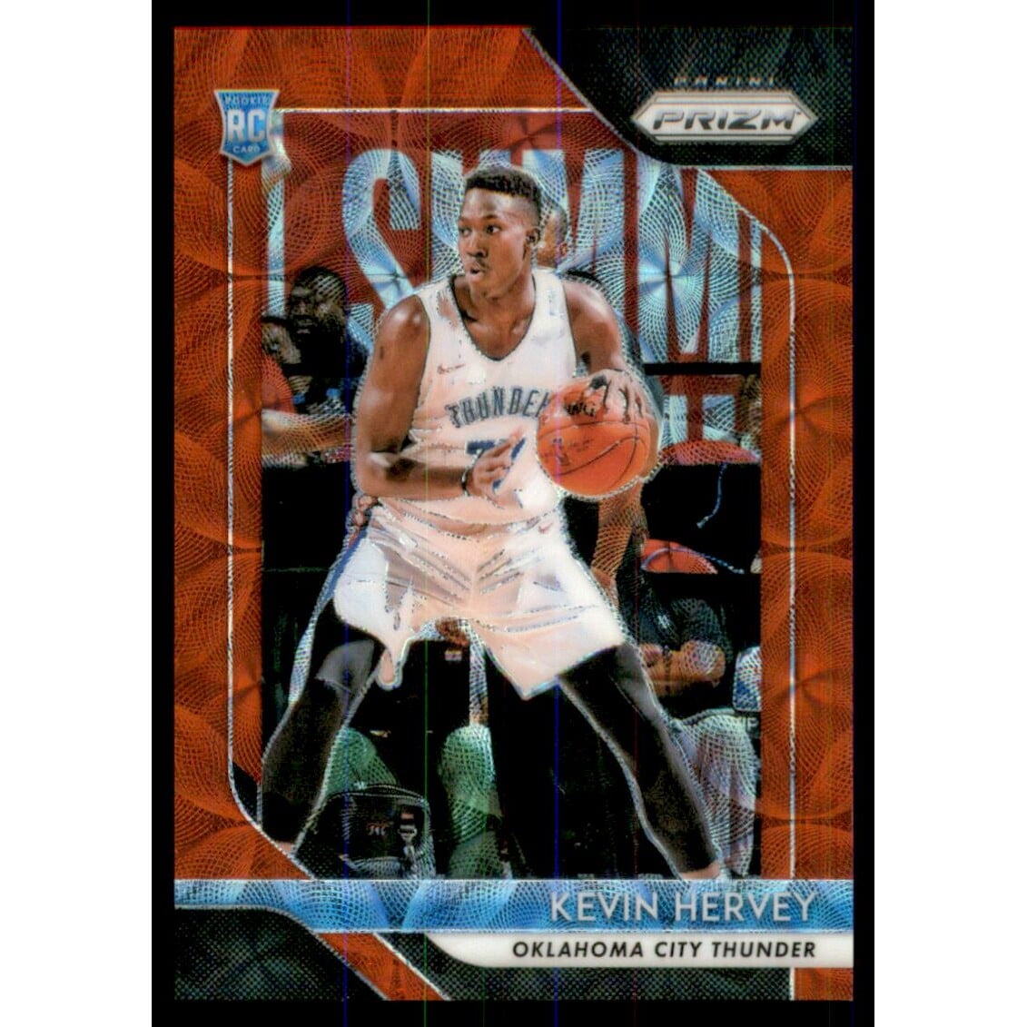 2018-19 Panini Prizm Prizms Choice Red #29 Kevin Hervey. rookie card picture