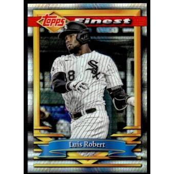 2021 Finest Flashbacks Prism Refractors #97 Luis Robert