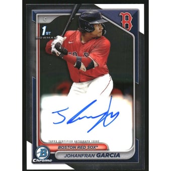 2024 Bowman Chrome Prospect Autographs #CPAJG Johanfran Garcia