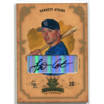 2004 Diamond Kings DK Signatures Gold #116 Garrett Atkins/10