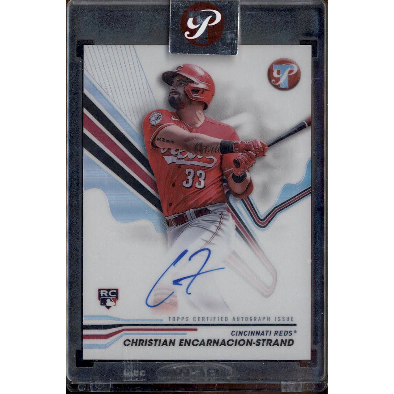 2024 Topps Pristine Autographs #PACE Christian Encarnacion-Strand. rookie card picture