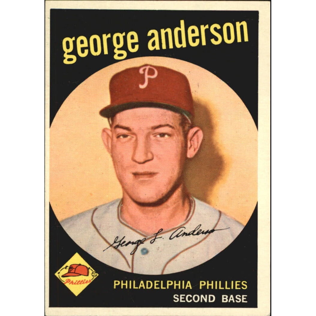 1959 Topps #338 Sparky Anderson RC. rookie card picture
