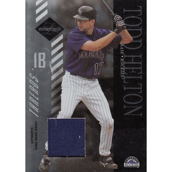 2003 Leaf Limited Threads #124 Todd Helton A/50