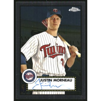 2021 Topps Chrome Platinum Anniversary Autographs #PAJMO Justin Morneau