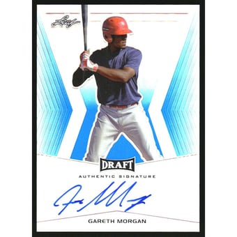2014 Leaf Metal Draft Prismatic Blue #BAGM1 Gareth Morgan/50