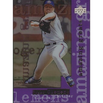 1998 Upper Deck Amazing Greats #AG21 Roger Clemens