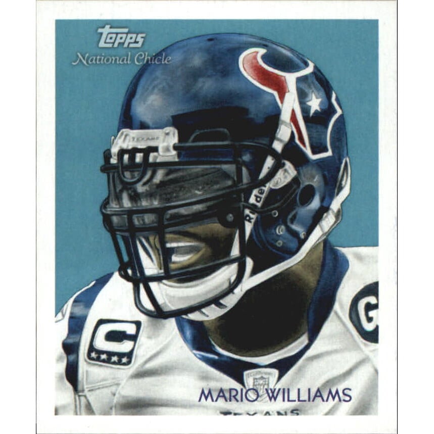 2009 Topps National Chicle Mini Topps Back #7 Mario Williams. rookie card picture