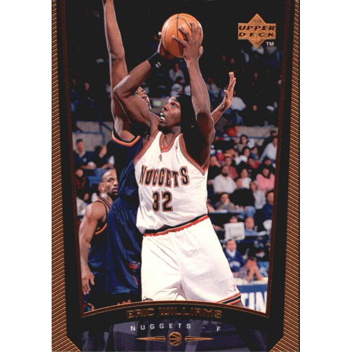 1998-99 Upper Deck Bronze #41 Eric Williams. rookie card picture