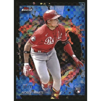 2024 Finest Blue Checkerboard Refractors #232 Noelvi Marte