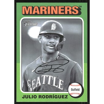 2024 Topps Heritage Black and White Image #286 Julio Rodriguez