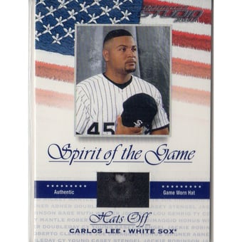 2002 Studio Spirit of the Game Hats Off #10 Carlos Lee