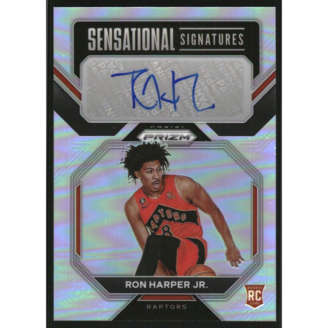 2022-23 Panini Prizm Sensational Signatures Prizms Silver #57 Ron Harper Jr.. rookie card picture