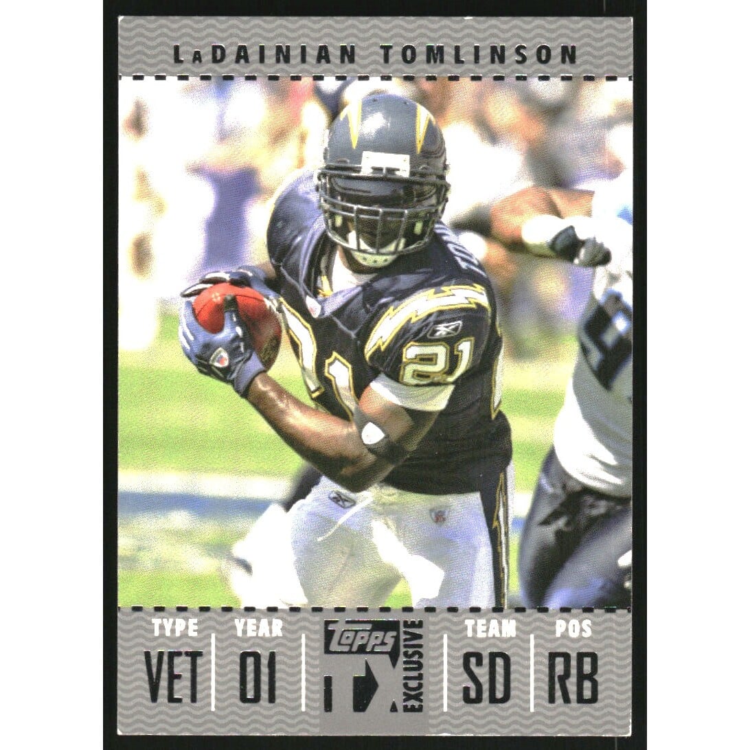 2007 Topps TX Exclusive Silver #28 LaDainian Tomlinson