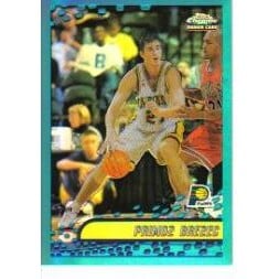2001-02 Topps Chrome Refractors #86 Primoz Brezec. rookie card picture