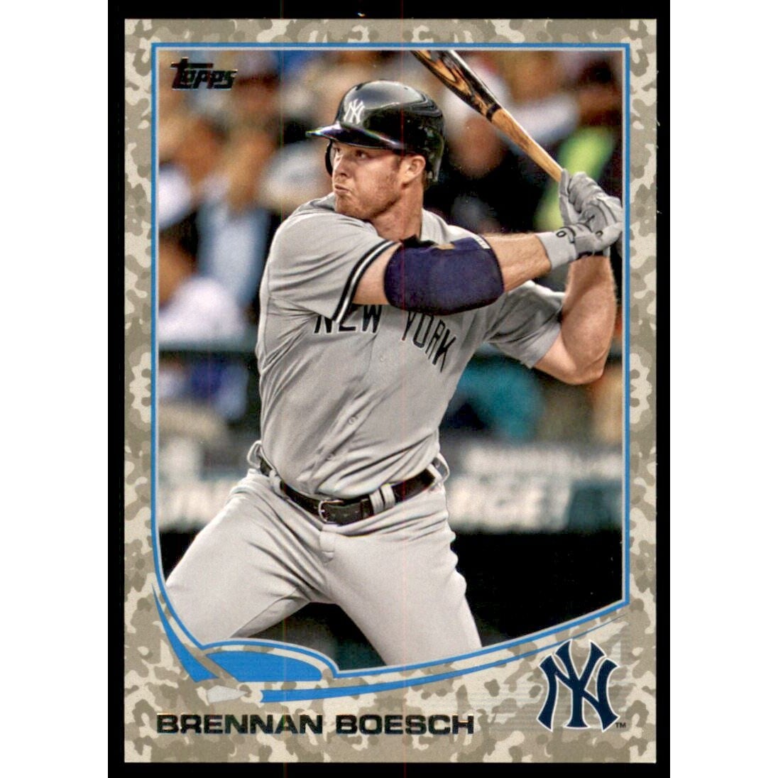 2013 Topps Camo #509 Brennan Boesch. rookie card picture