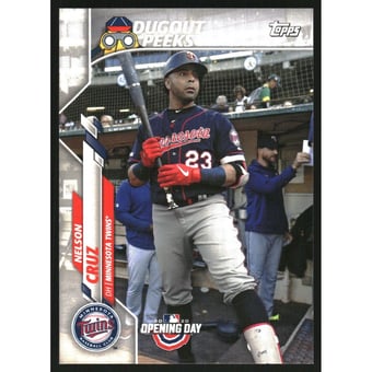 2020 Topps Opening Day Dugout Peeks #DP3 Nelson Cruz