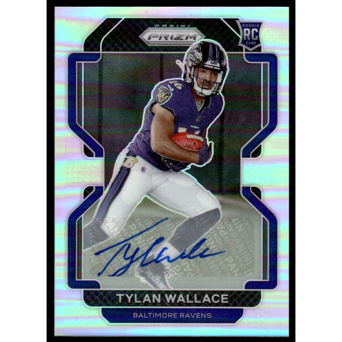 2021 Panini Prizm Rookie Autographs Prizms #356 Tylan Wallace. rookie card picture