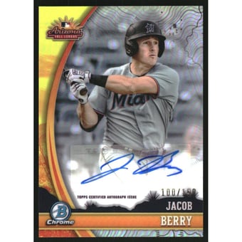 2024 Bowman Chrome '23 AFL Fall Stars Autographs #AFLJB Jacob Berry