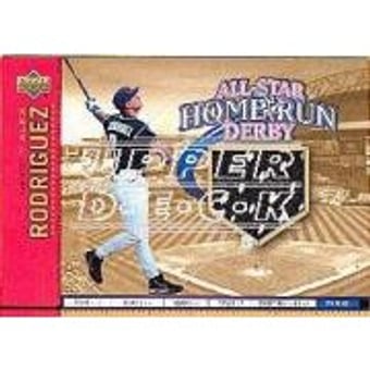 2002 Upper Deck All-Star Home Run Derby Game Jersey Gold #ASAR Alex Rodriguez