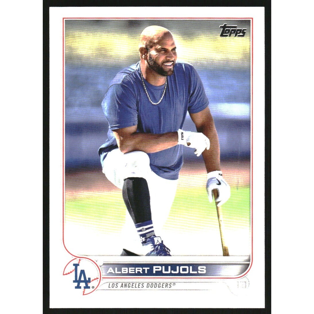 2022 Topps Base Set Photo Variations #237 Albert Pujols/blue shirt