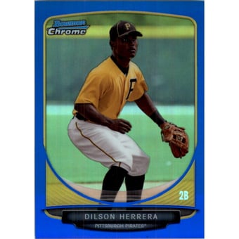 2013 Bowman Chrome Prospects Blue Refractors #BCP78 Dilson Herrera