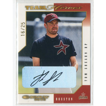 2003 Donruss Team Heroes Autographs #225 Tom Shearn/25