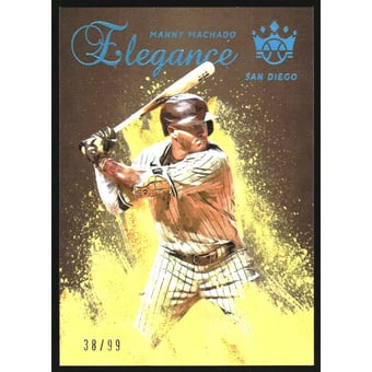 2021 Diamond Kings Elegance Holo Blue #7 Manny Machado