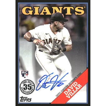 2023 Topps '88 Topps Autographs Black #88BADV David Villar/199