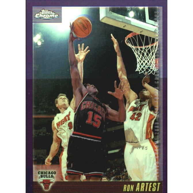 2000-01 Topps Chrome Refractors #83 Ron Artest. rookie card picture