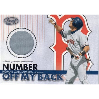 2003 Leaf Number Off My Back #11 Nomar Garciaparra