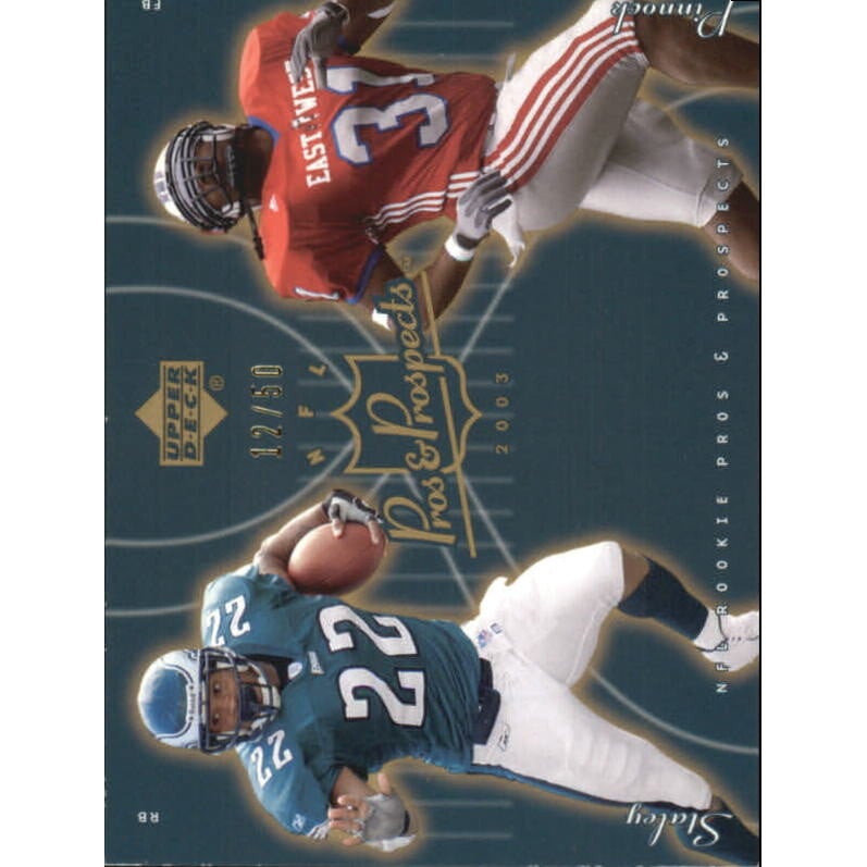 2003 Upper Deck Pros and Prospects Gold #188 Andrew Pinnock/Duce Staley. rookie card picture