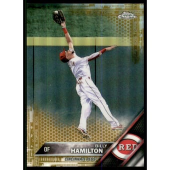 2016 Topps Chrome Gold Refractors #62 Billy Hamilton
