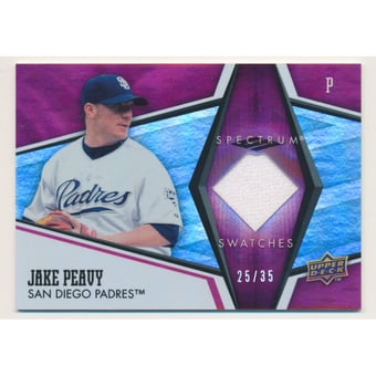 2008 Upper Deck Spectrum Spectrum Swatches Red #PE Jake Peavy