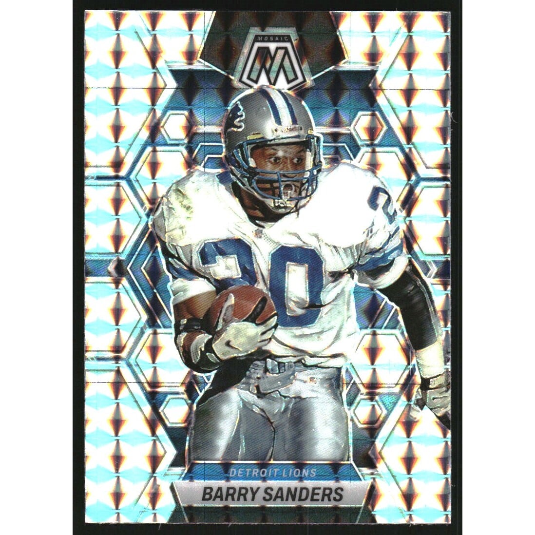 2023 Panini Mosaic Mosaic #190 Barry Sanders. rookie card picture