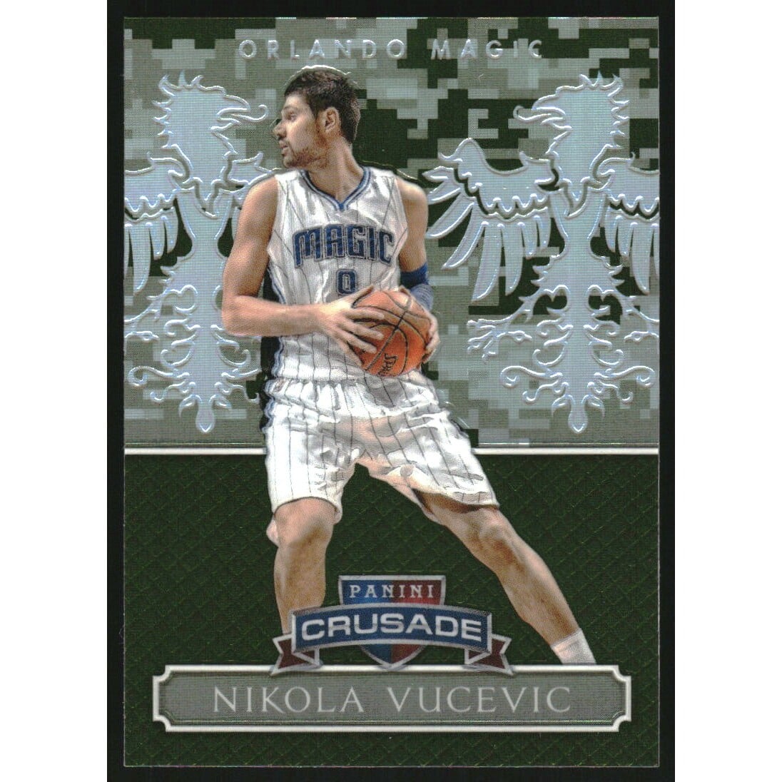 2014-15 Panini Excalibur Crusade Orange Die-Cuts #1 Serge Ibaka. rookie card picture
