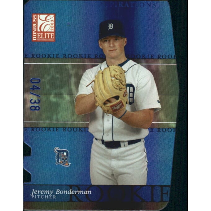 2003 Donruss Elite Aspirations #191 Jeremy Bonderman ROO/38. rookie card picture