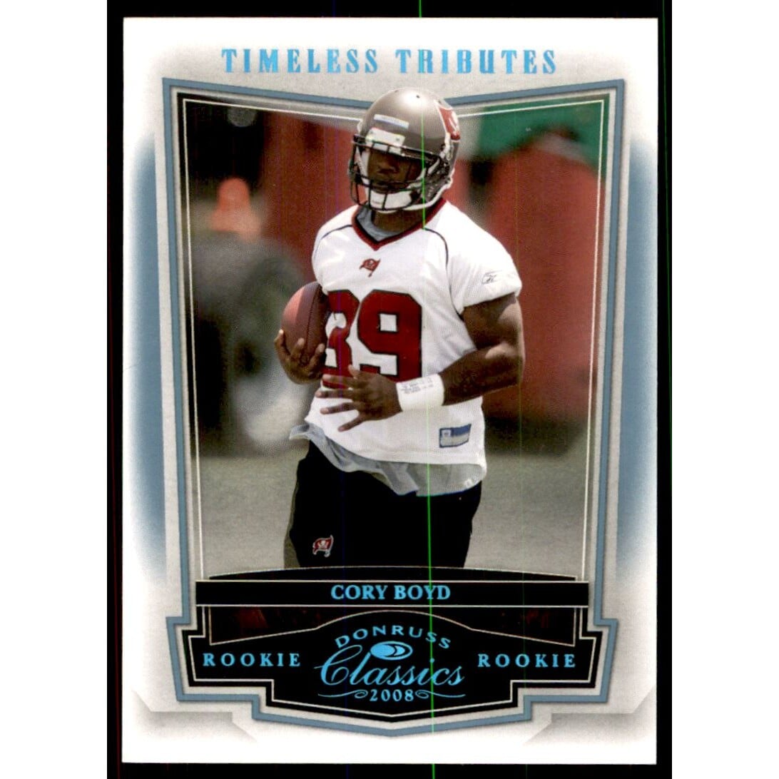 2008 Donruss Classics Timeless Tributes Platinum #228 Cory Boyd. rookie card picture