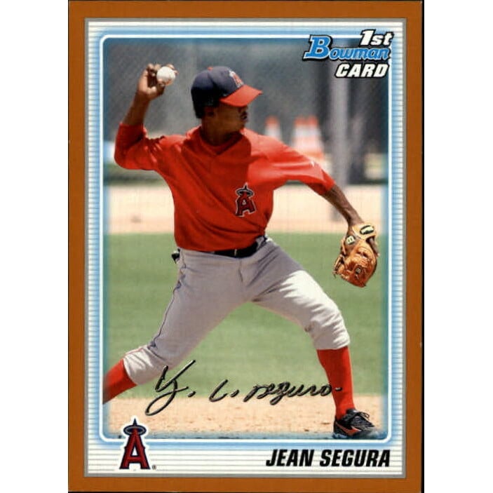 2010 Bowman Prospects Orange #BP7 Jean Segura. rookie card picture